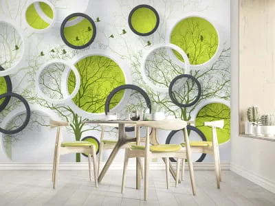 Elevate your home decor with our 3D wallpaper service